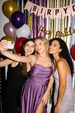 Women's Long Satin Bridesmaid Dresses Spaghetti Strap Halter Formal Evening Gown Ruffle High Low Wedding Guest Dress