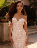 Women's Beach Wedding Dresses for Bride 2025 Long Lace Wedding Bridal Gowns