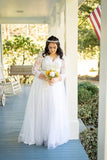 Women's Beach Wedding Dresses for Bride 2025 Long Lace Wedding Bridal Gowns