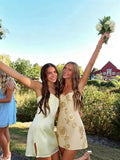3D Floral Homecoming Dresses A Line Graduation Dress Spaghetti Strap Cocktail Party Gown 2026
