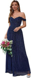 Spaghetti Strap Long Prom Dresses for Women 2026 Ball Gown A Line V-Neck Sparkly Formal Evening Gowns for Wedding