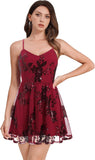 Women's Spaghetti Straps Sparkly Sequins A Line Swing Party Nightclub Dance Mini Dress Above Knee Length