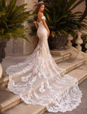Women's Beach Wedding Dresses for Bride 2025 Long Lace Wedding Bridal Gowns