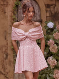 Sparkly Sequins Homecoming Dresses for Teens with Bow 2027 Strapless Short Prom Dress Cocktail Gown
