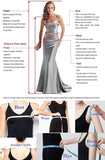 Women's One Shoulder Prom Dresses 2026 Long Slit Satin Formal Evening Gowns with Pockets