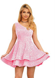 Vestidos de fiesta cortos con lentejuelas brillantes para adolescentes, sexy, con tirantes finos, vestido de fiesta, vestido de cóctel con cuello halter 