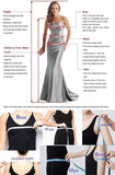 Floral Lace Bridesmaid Dresses for Women Long V Neck A-Line Open Back Halter Formal Evening Gown