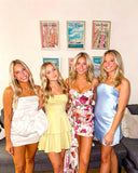 Tiered Satin Homecoming Dresses for Teens Short A Line Tight Spaghetti Strap Formal Cocktail Party Gown 2026