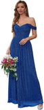 Spaghetti Strap Long Prom Dresses for Women 2026 Ball Gown A Line V-Neck Sparkly Formal Evening Gowns for Wedding