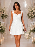 Floral Homecoming Dresses for Teens Short Princess A Line Mini Prom Cocktail Party Gowns