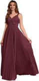 Spaghetti Strap Long Prom Dresses for Women 2026 Ball Gown A Line V-Neck Sparkly Formal Evening Gowns for Wedding