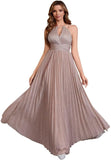 Spaghetti Strap Long Prom Dresses for Women 2026 Ball Gown A Line V-Neck Sparkly Formal Evening Gowns for Wedding