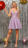Spaghetti Straps Sequin Lace Appliques Short Homecoming Dresses for Teens Glitter Tulle Prom Party Dresses