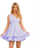 Vestidos de fiesta cortos con lentejuelas brillantes para adolescentes, sexy, con tirantes finos, vestido de fiesta, vestido de cóctel con cuello halter 