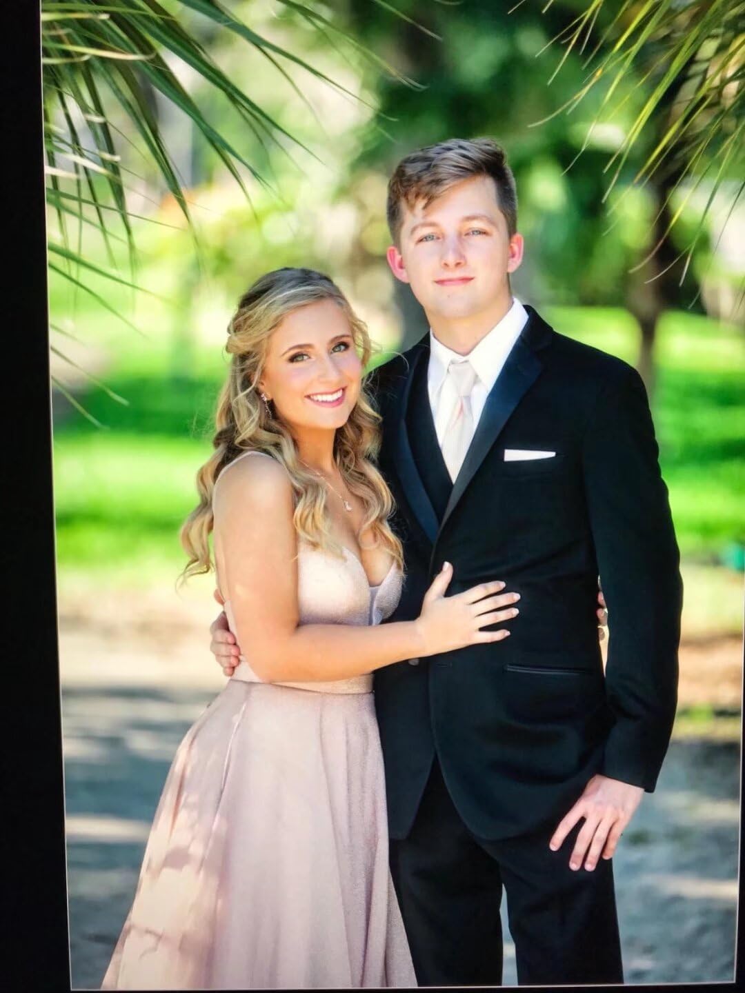 Women's Glittery Spaghetti V-Neck Prom Dresses Long Side Split Formal Evening Gowns