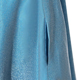 Satin Glitter Homecoming Dresses for Teens Short Prom Dress V-Neck Beaded Evening Formal Cocktail Party Gowns