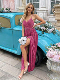 Women's 2026 Elegant Formal Gown Summer Long Prom Dress Wedding Bridesmaid Guest Evening Party Cocktail Maxi Dress