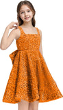 Sequins Flower Girl Dresses Short - Square Neck Princess Pageant Dress Kids A Line Communion Formal Party Gown
