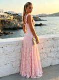 Ruched Jacquard Prom Dresses for Women Teens Ruffle Strap Floral Maxi Formal Dress Evening Gown
