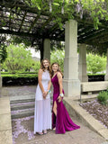 Women's Prom Dress Long High Slit Mermaid Formal Evening Gown for Wedding