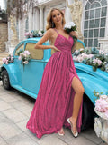 Women's 2026 Elegant Formal Gown Summer Long Prom Dress Wedding Bridesmaid Guest Evening Party Cocktail Maxi Dress