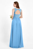 Ruched Chiffon Lace V Neck Bridesmaid Dress Sleeveless Formal Evening Dresses gowns