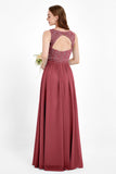 Ruched Chiffon Lace V Neck Bridesmaid Dress Sleeveless Formal Evening Dresses gowns