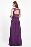 Ruched Chiffon Lace V Neck Bridesmaid Dress Sleeveless Formal Evening Dresses gowns