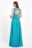 Ruched Chiffon Lace V Neck Bridesmaid Dress Sleeveless Formal Evening Dresses gowns