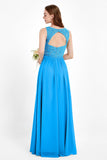 Ruched Chiffon Lace V Neck Bridesmaid Dress Sleeveless Formal Evening Dresses gowns