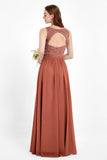 Ruched Chiffon Lace V Neck Bridesmaid Dress Sleeveless Formal Evening Dresses gowns