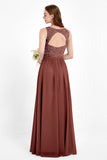 Ruched Chiffon Lace V Neck Bridesmaid Dress Sleeveless Formal Evening Dresses gowns