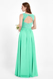 Ruched Chiffon Lace V Neck Bridesmaid Dress Sleeveless Formal Evening Dresses gowns