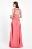 Ruched Chiffon Lace V Neck Bridesmaid Dress Sleeveless Formal Evening Dresses gowns