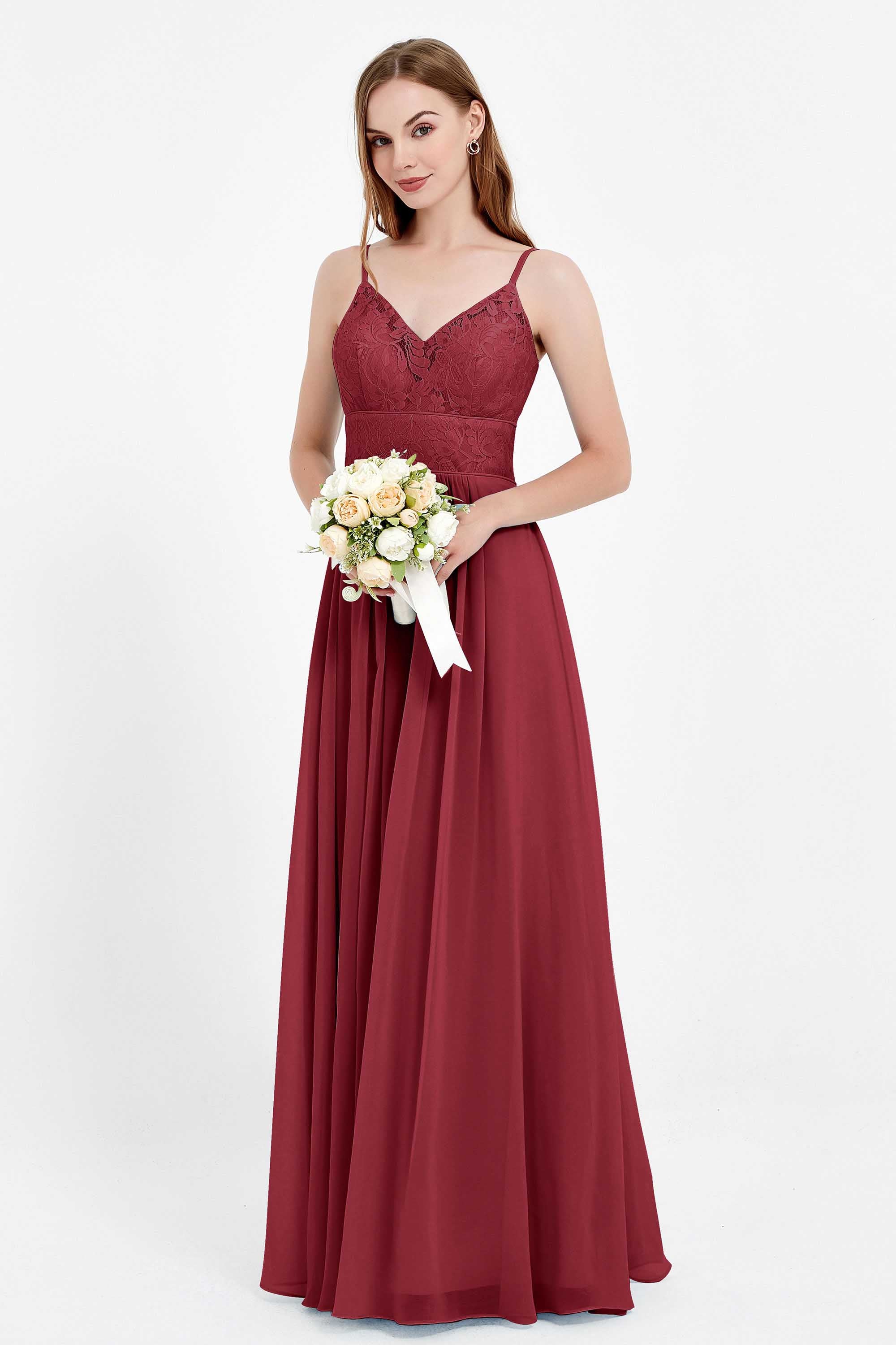 romantic floral lace maxi bridesmaid dress chiffon lace formal evening prom dresses gowns