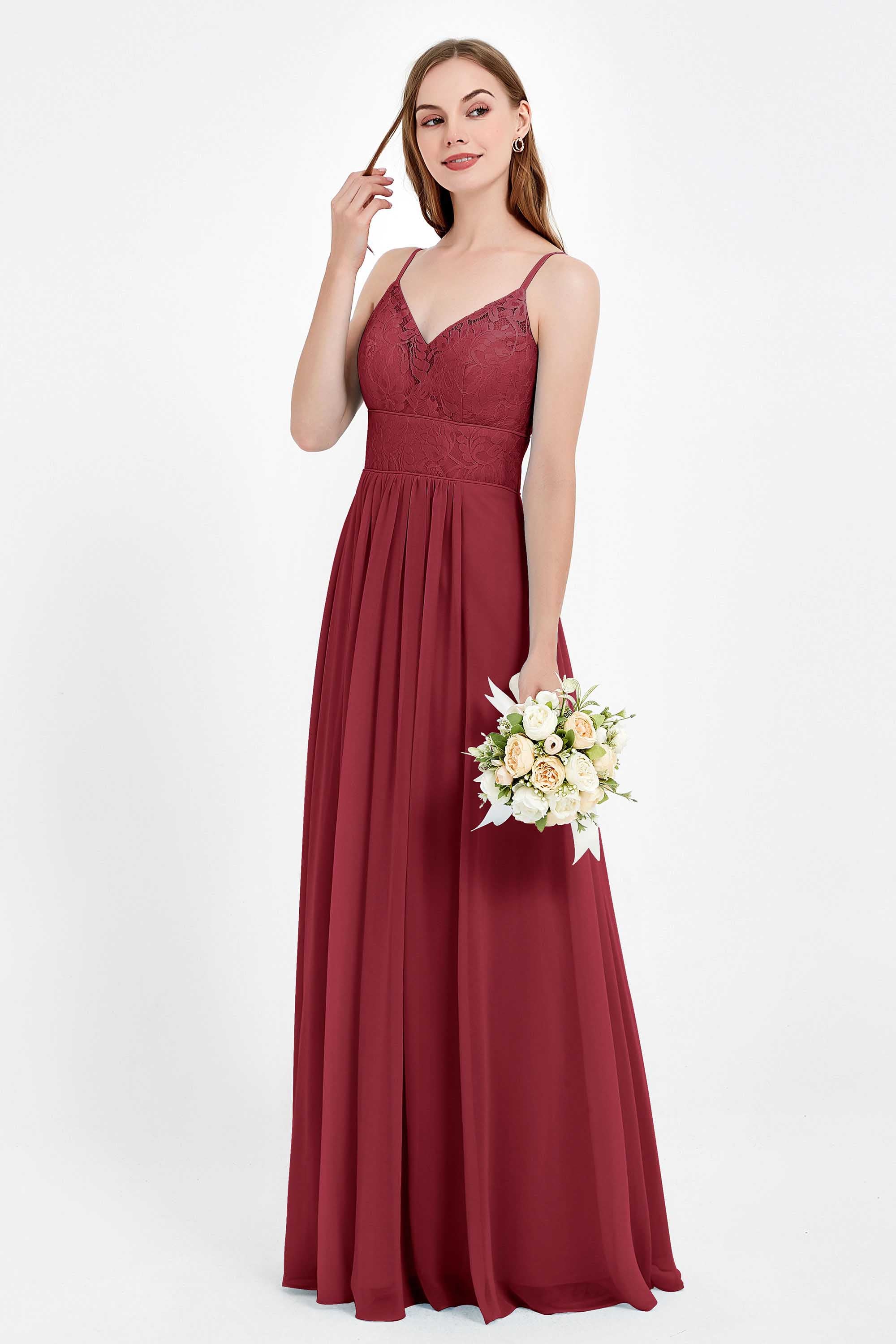 romantic floral lace maxi bridesmaid dress chiffon lace formal evening prom dresses gowns