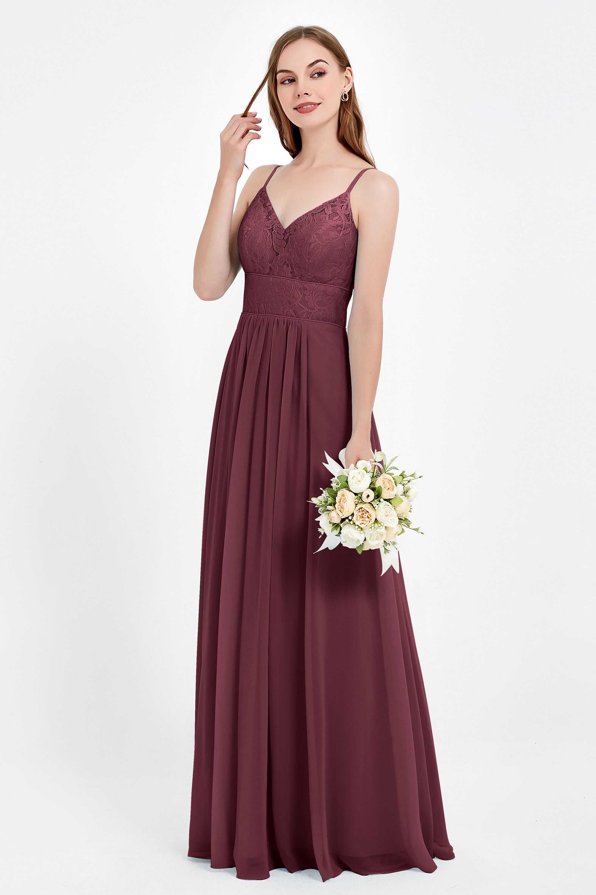 romantic floral lace maxi bridesmaid dress chiffon lace formal evening prom dresses gowns