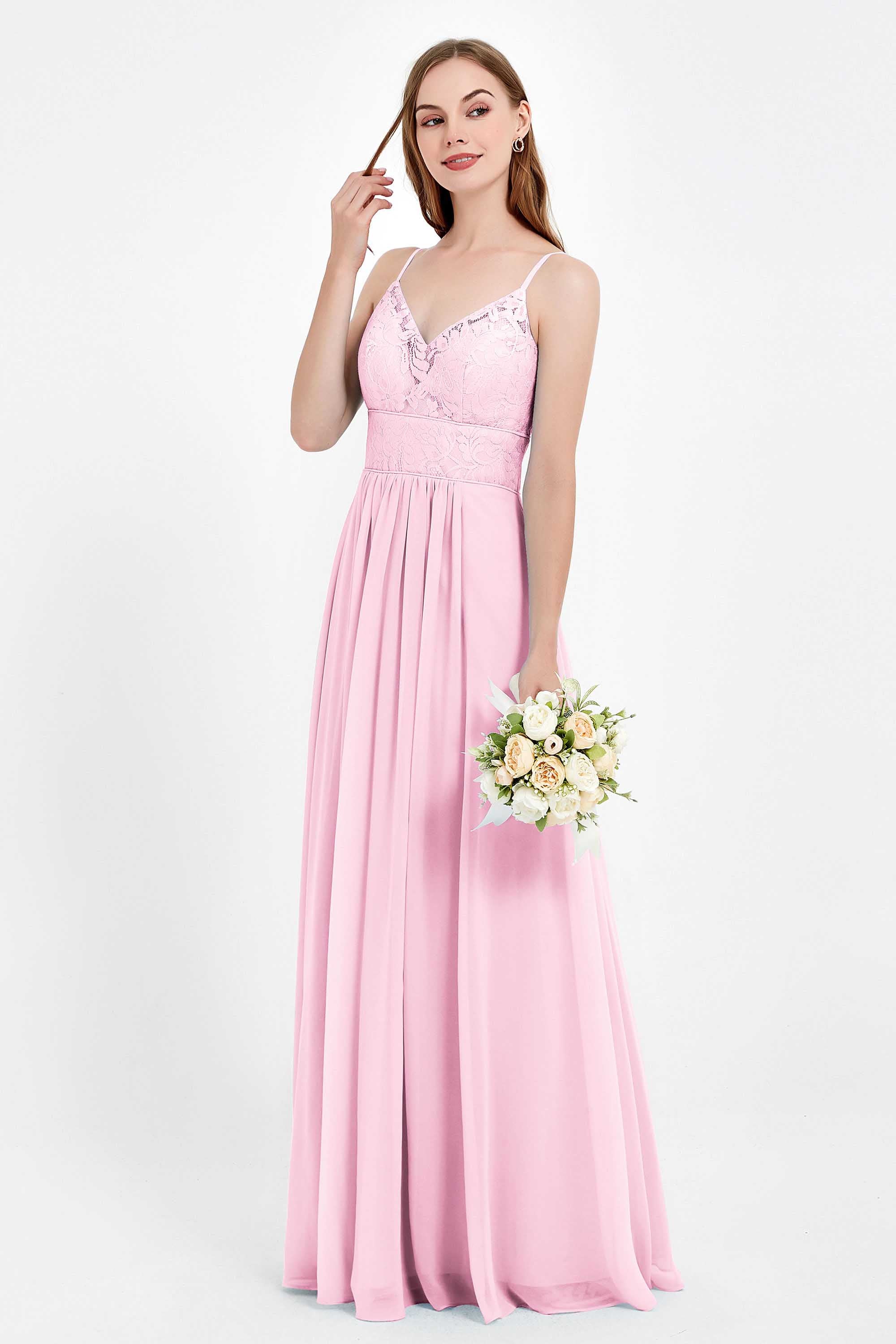 romantic floral lace maxi bridesmaid dress chiffon lace formal evening prom dresses gowns