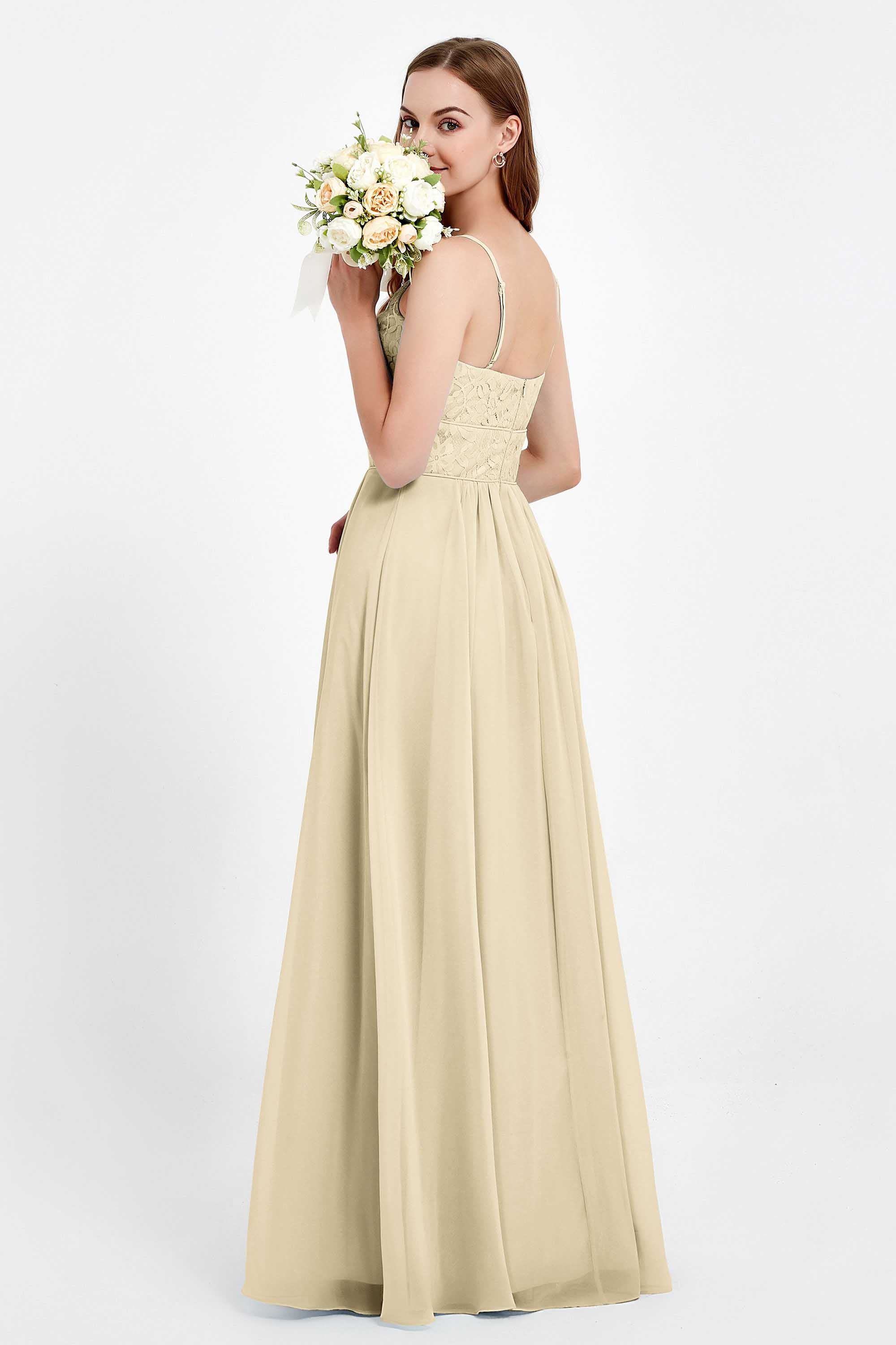 romantic floral lace maxi bridesmaid dress chiffon lace formal evening prom dresses gowns