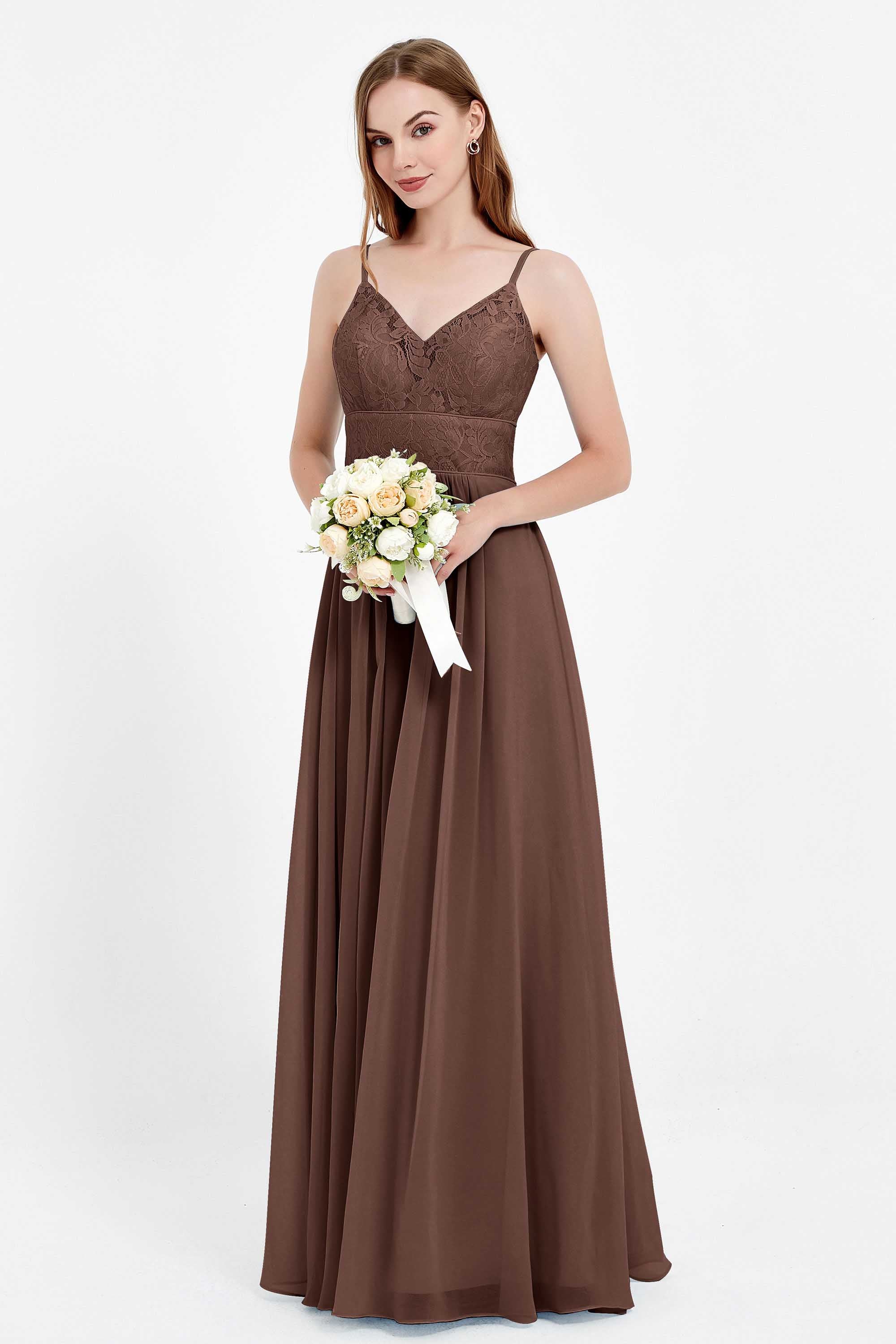 romantic floral lace maxi bridesmaid dress chiffon lace formal evening prom dresses gowns