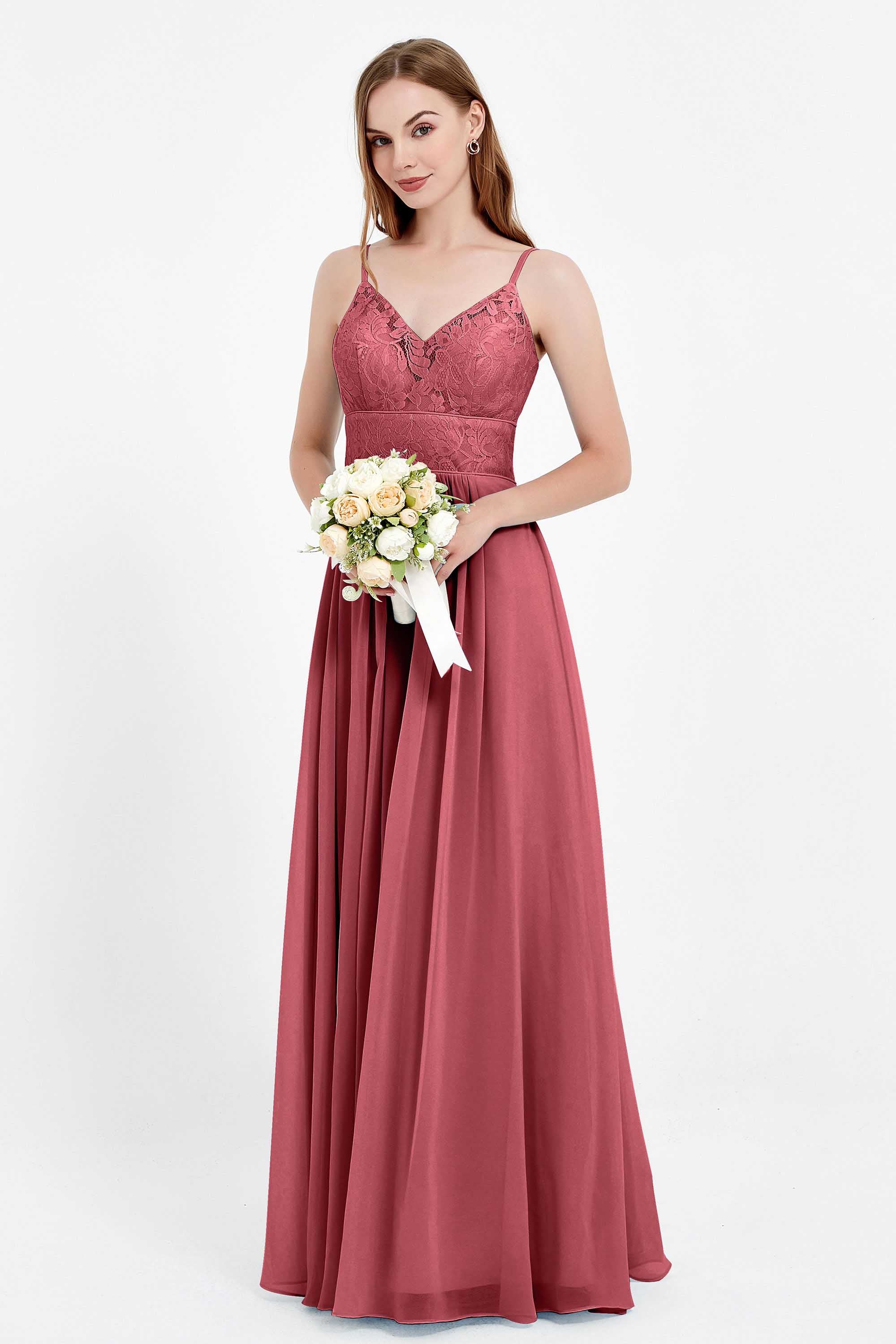 romantic floral lace maxi bridesmaid dress chiffon lace formal evening prom dresses gowns