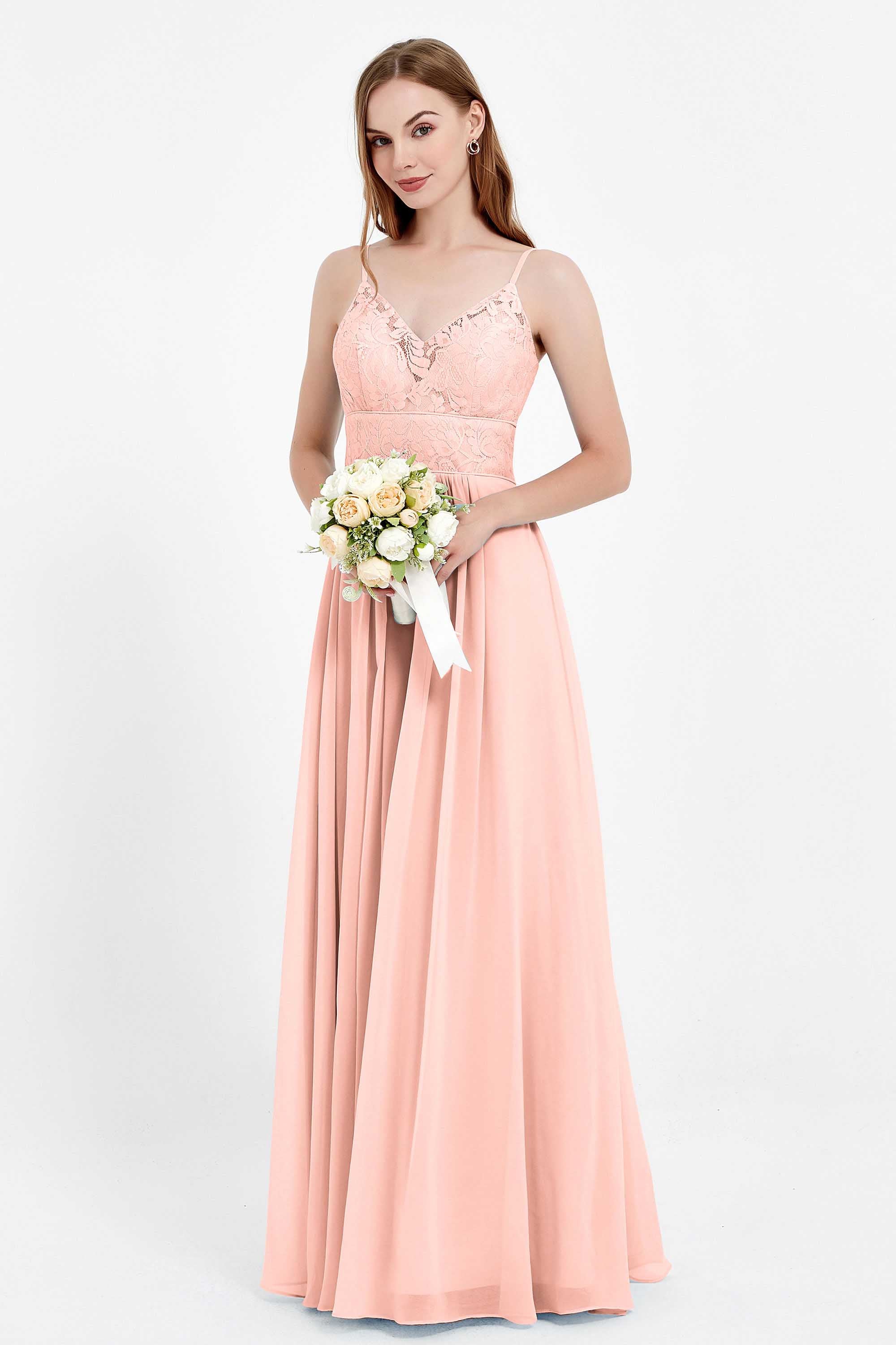 romantic floral lace maxi bridesmaid dress chiffon lace formal evening prom dresses gowns