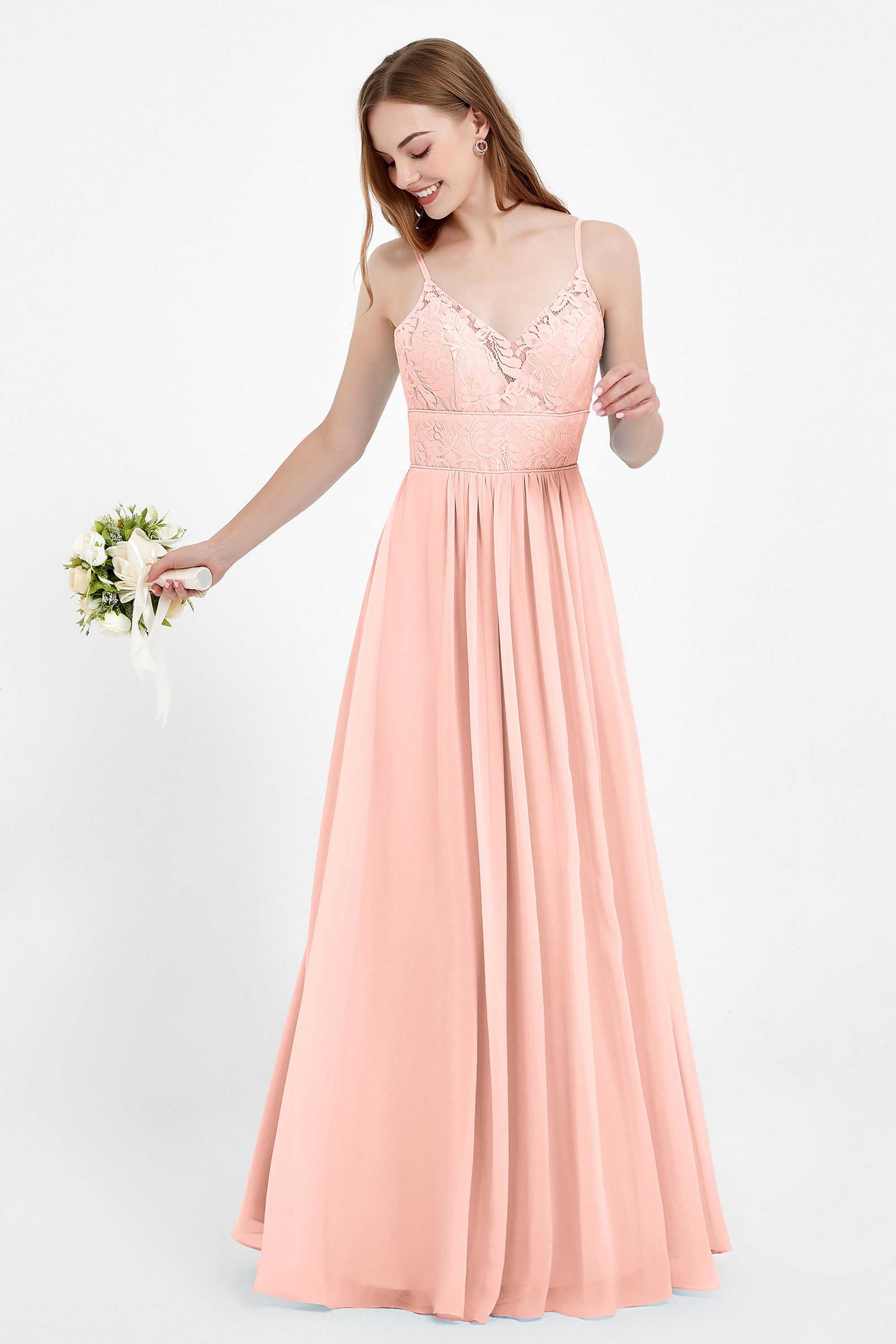 romantic floral lace maxi bridesmaid dress chiffon lace formal evening prom dresses gowns
