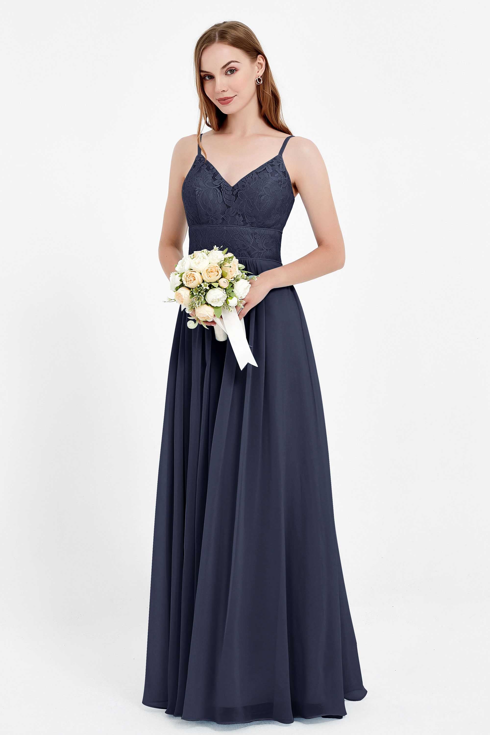 romantic floral lace maxi bridesmaid dress chiffon lace formal evening prom dresses gowns