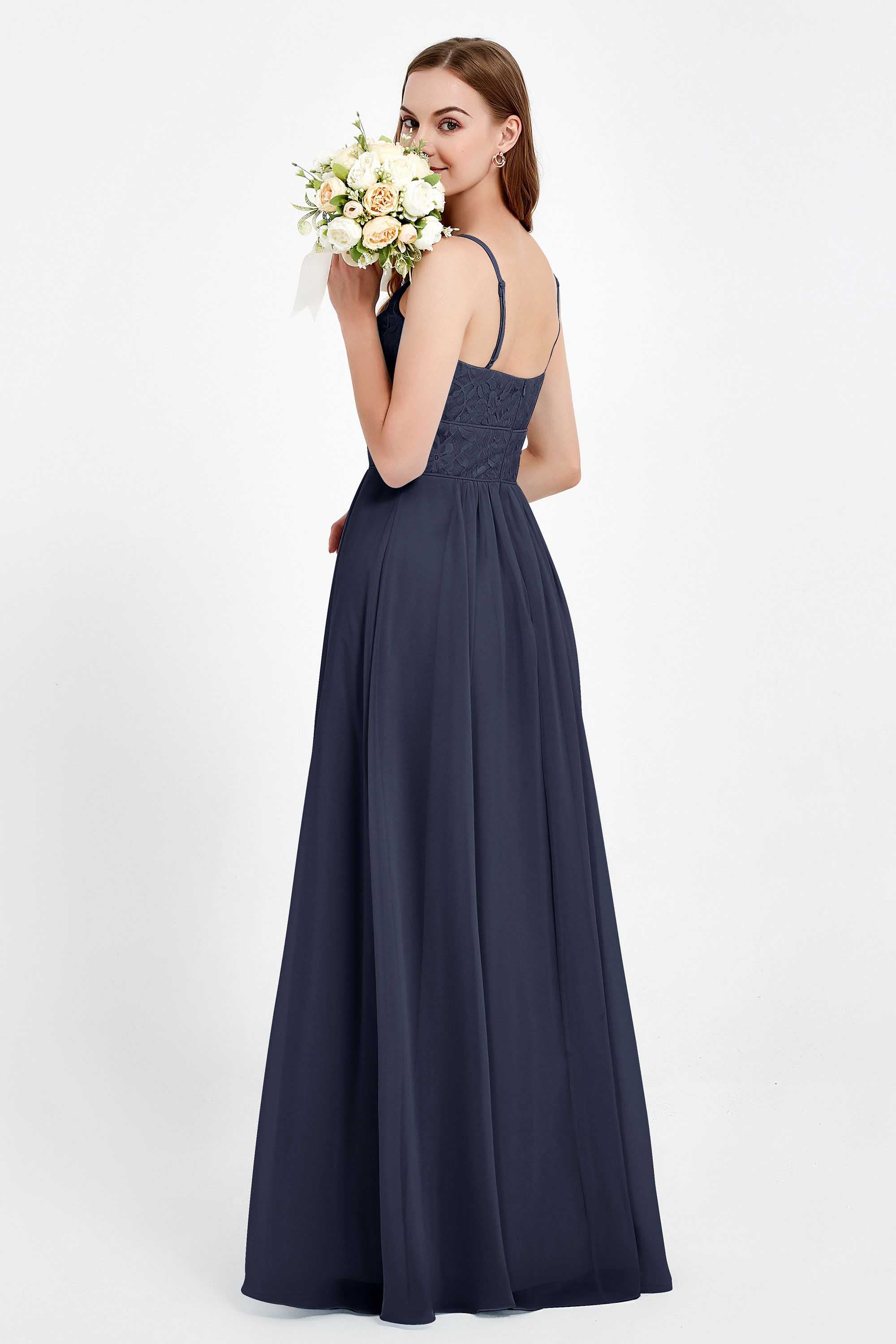 romantic floral lace maxi bridesmaid dress chiffon lace formal evening prom dresses gowns