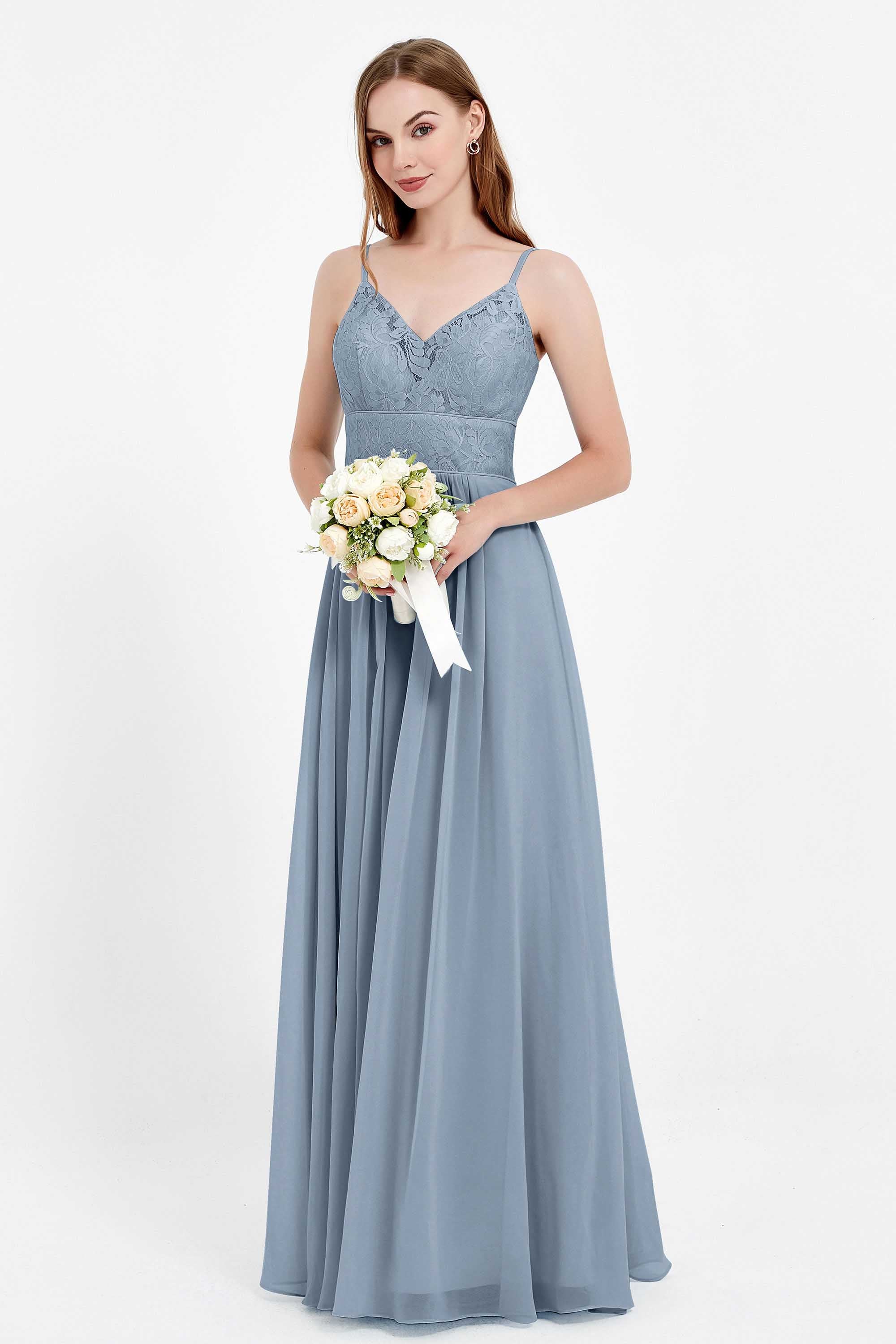 romantic floral lace maxi bridesmaid dress chiffon lace formal evening prom dresses gowns