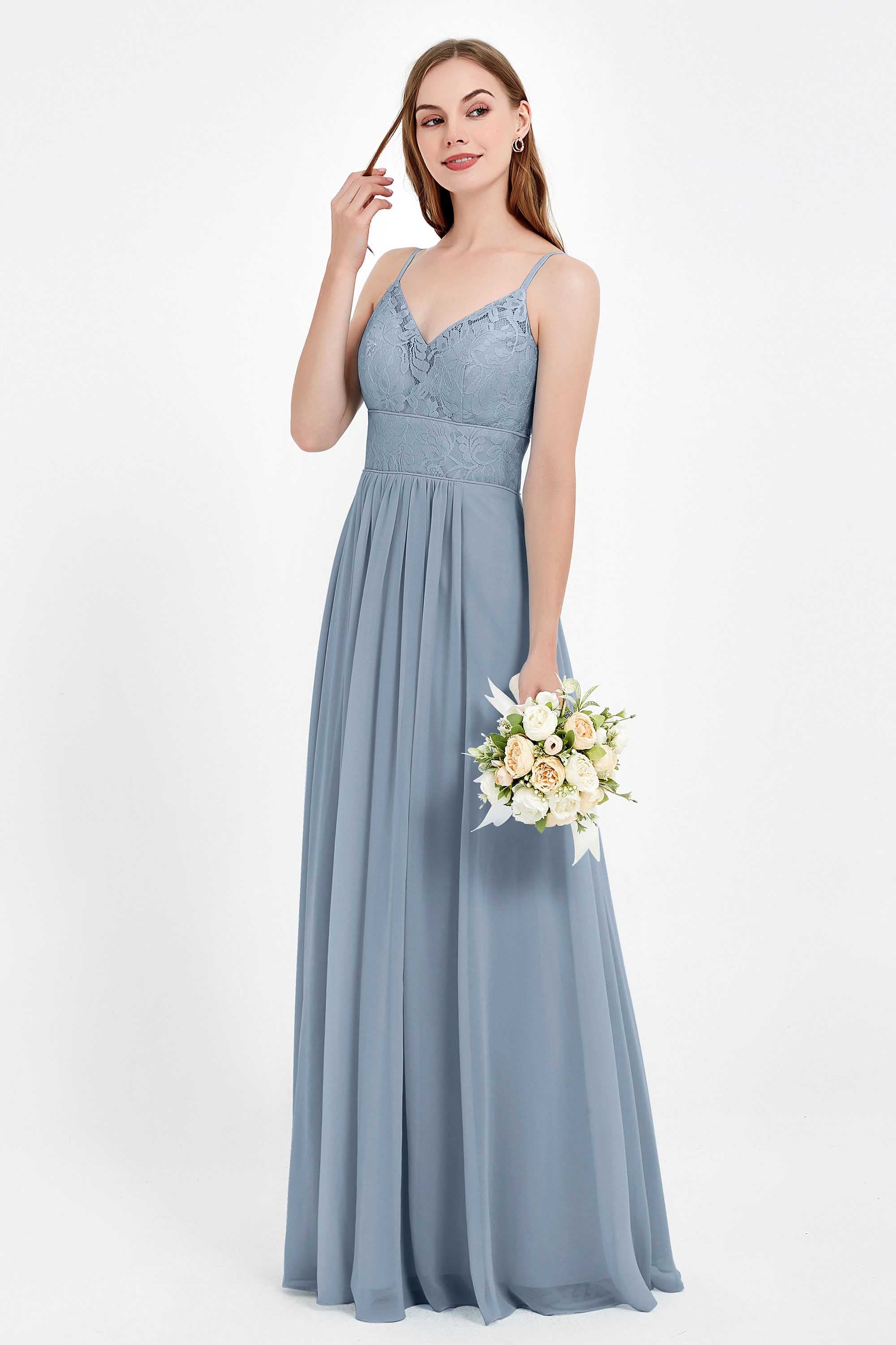 romantic floral lace maxi bridesmaid dress chiffon lace formal evening prom dresses gowns
