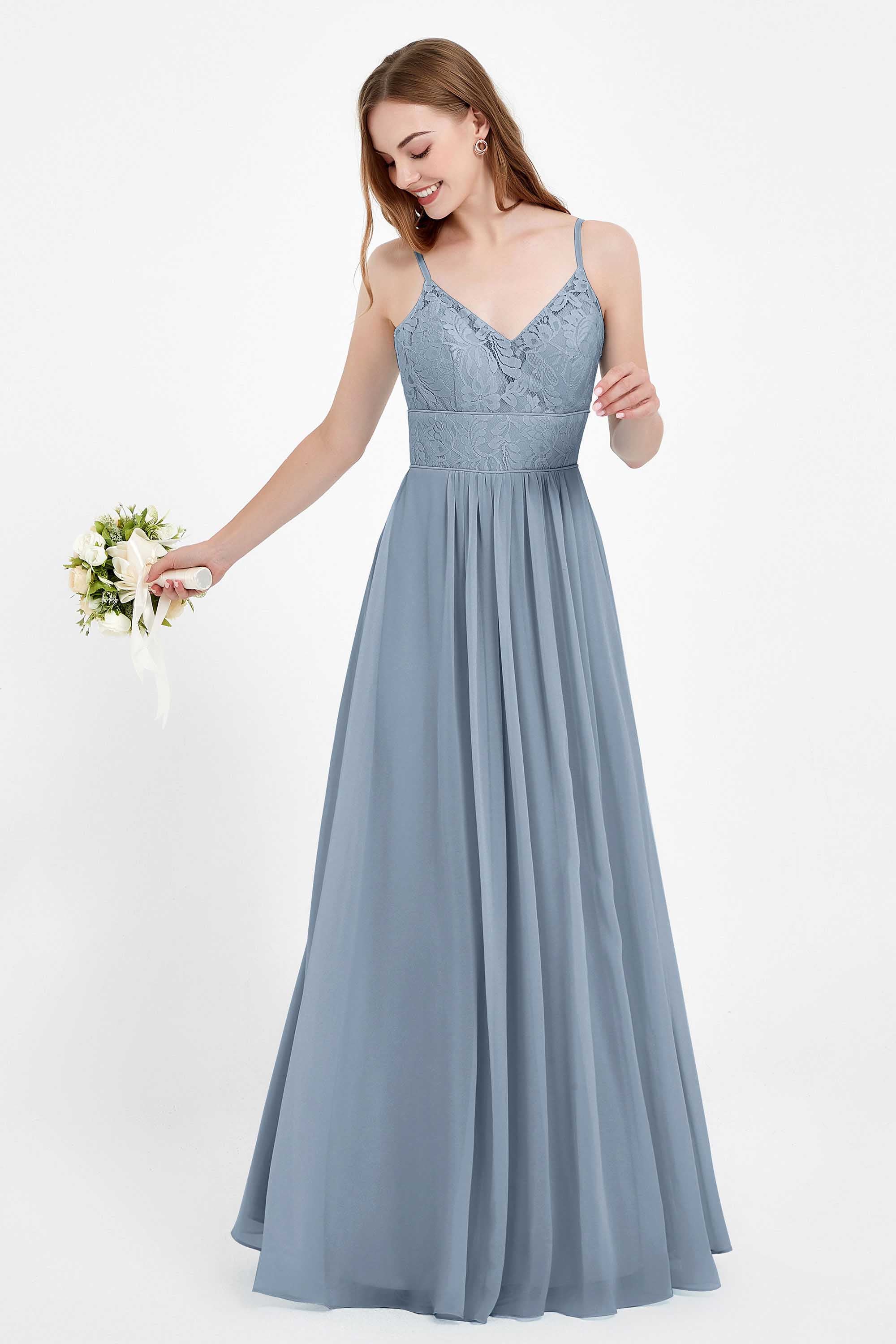 romantic floral lace maxi bridesmaid dress chiffon lace formal evening prom dresses gowns