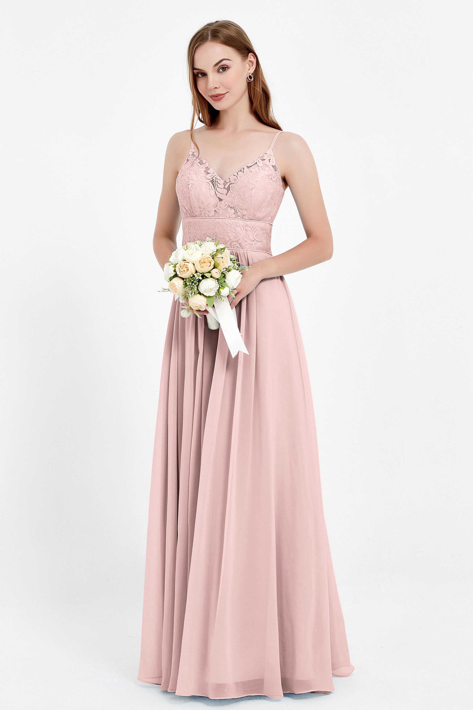 romantic floral lace maxi bridesmaid dress chiffon lace formal evening prom dresses gowns