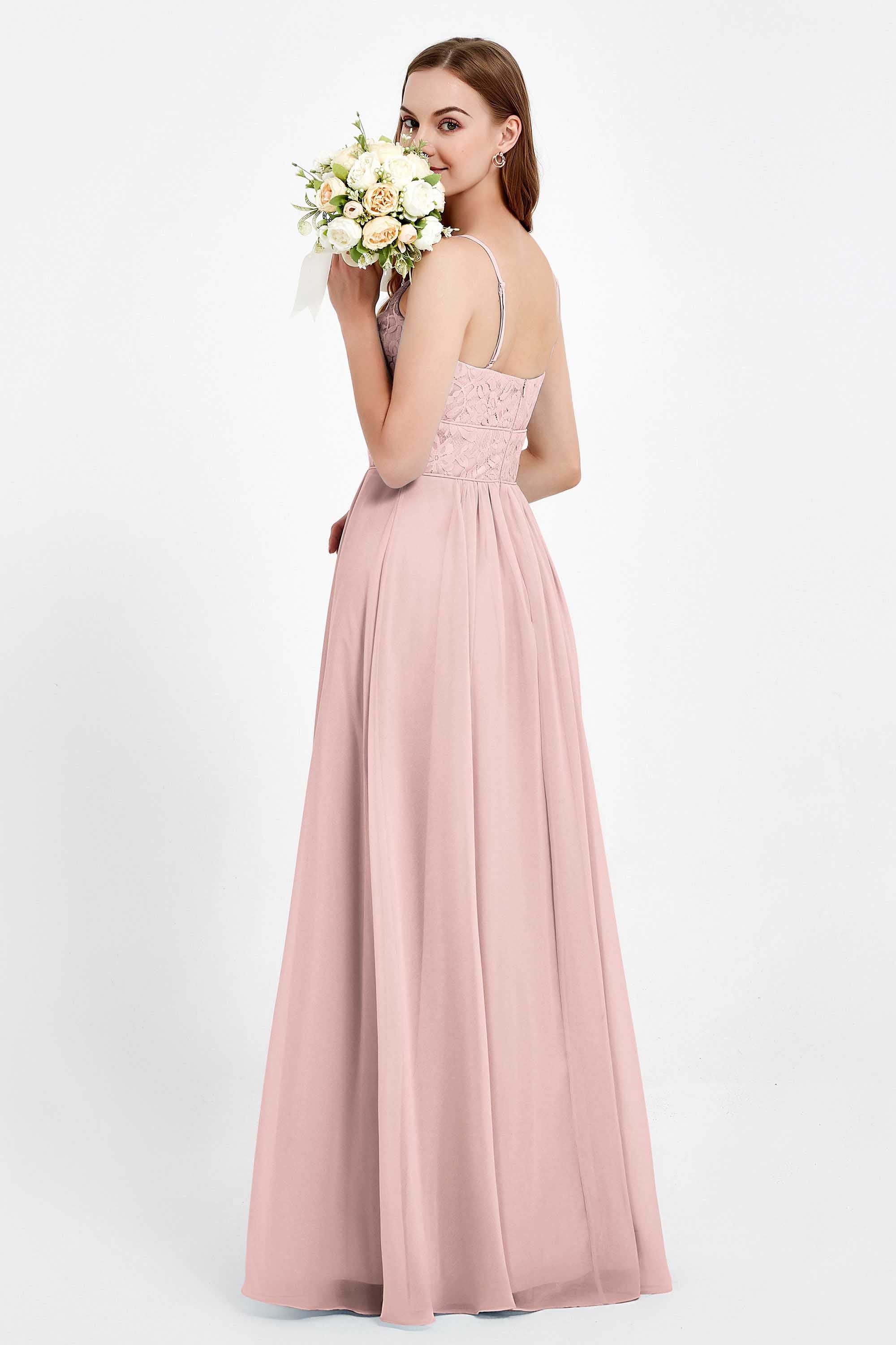 romantic floral lace maxi bridesmaid dress chiffon lace formal evening prom dresses gowns